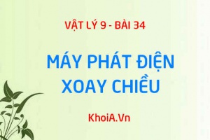 Cấu tạo và nguyên lý hoạt động của Máy phát điện xoay chiều - Vật lý 9 bài 34